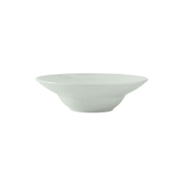 Tuxton China Vitrified China Rim Soup Porcelain White - 10.5 Oz - 2 Dozen FPD-087